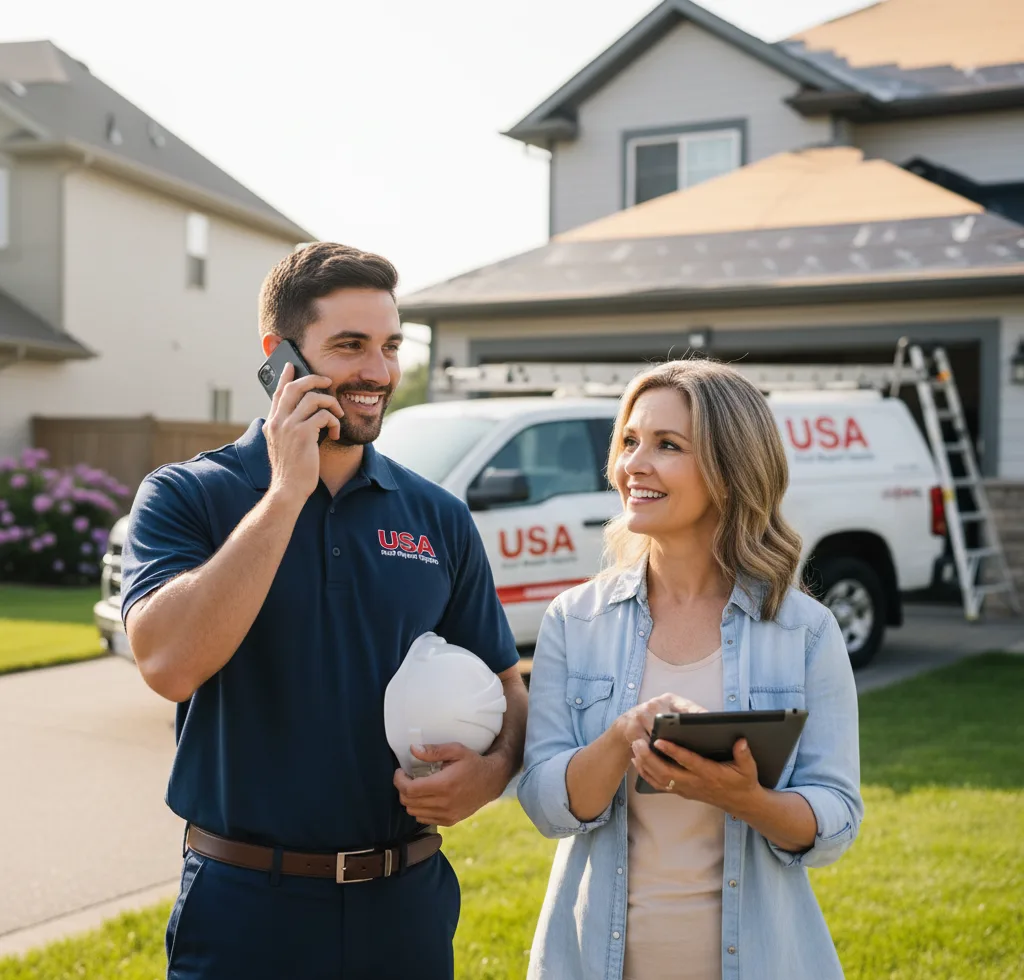 USA Roof Repair Experts customer support in Miller